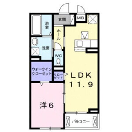 住道駅 徒歩14分 1階の物件間取画像